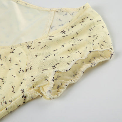 Blusa de malla floral vintage sexy