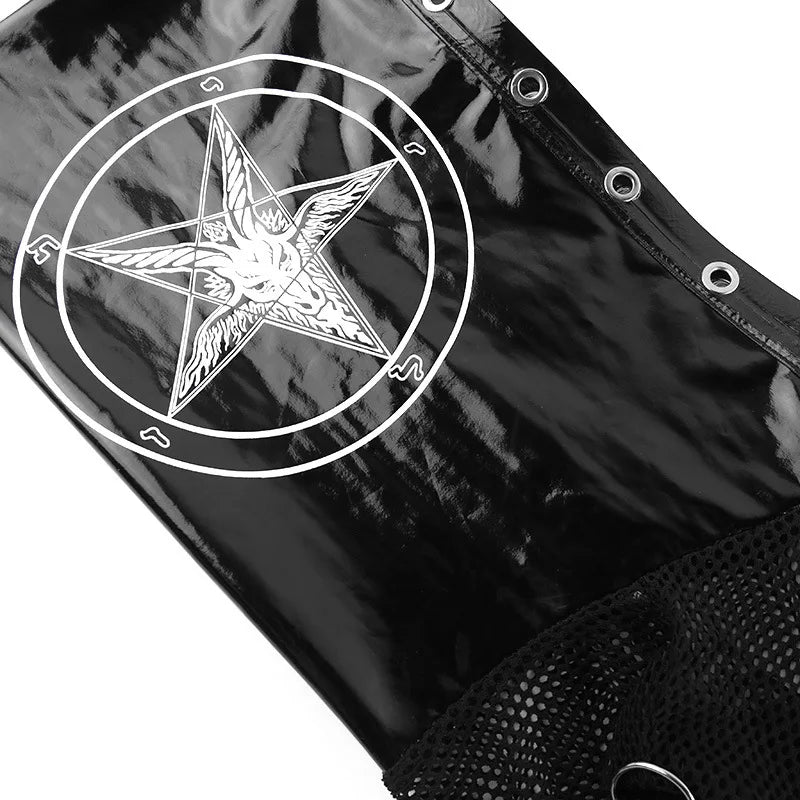 Hooded  Dark Grunge Punk Zip Up Gothic Faux Cardigan