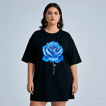 Long Style Cotton Casual T-shirt