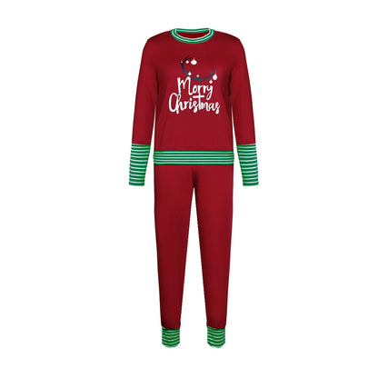 DressBetty - Merry Christmas Pajamas Set Casual Matching Set Full Sleeve Tops+Pants 2 Pieces