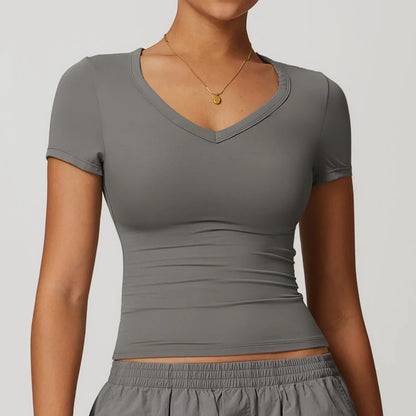 Push Up Quick Dry Gym T-shirt