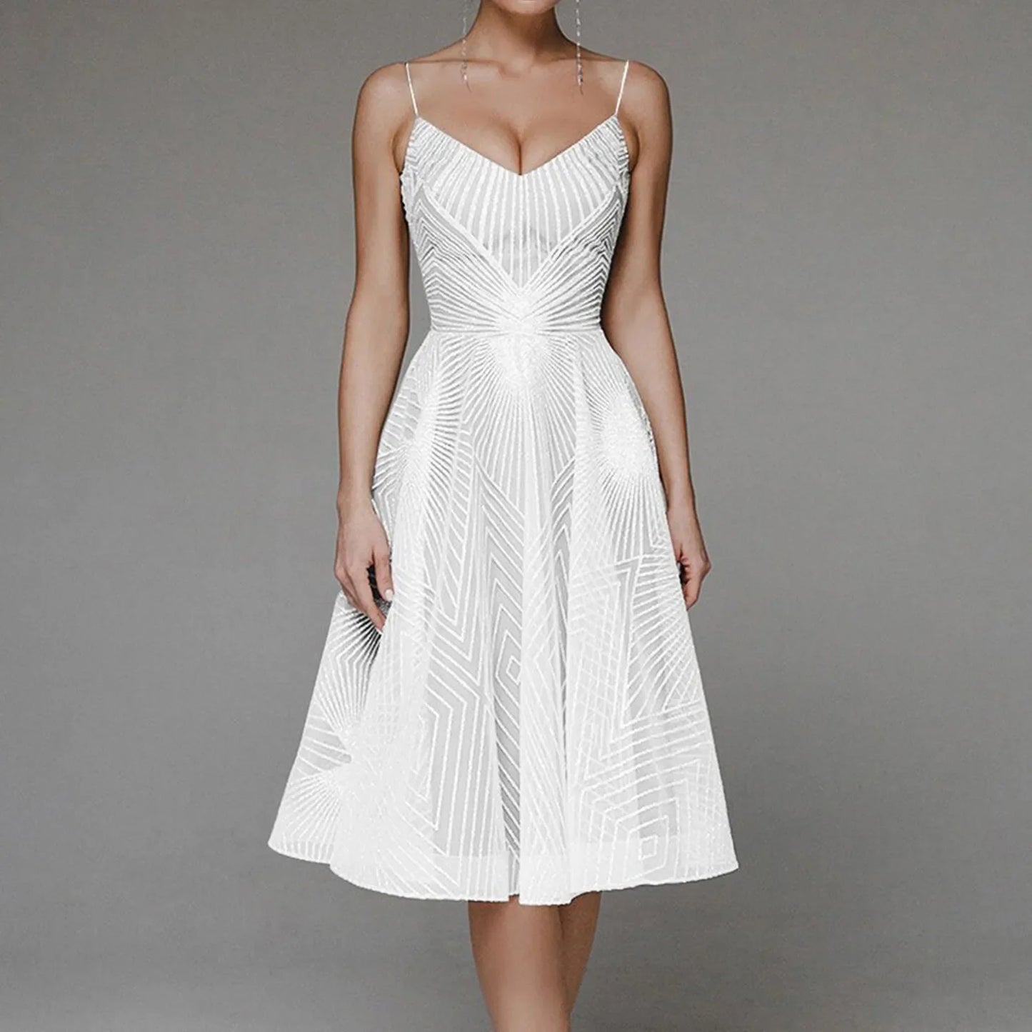 DressBetty - 2024 Luxurious Long Formal Party Elegant Evening Midi Dress