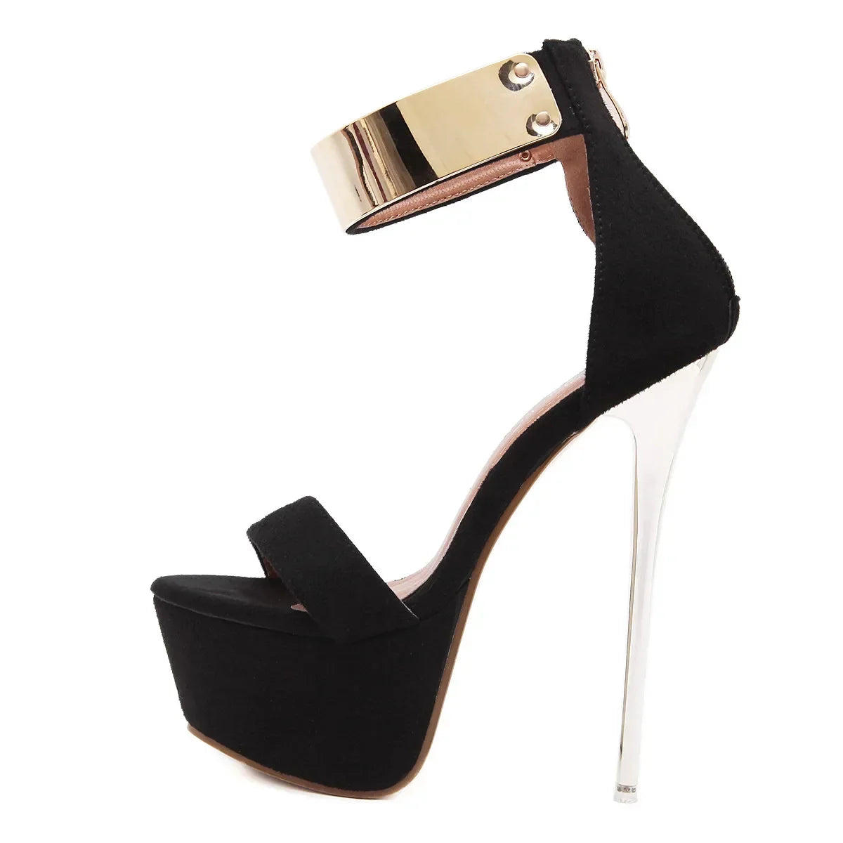 Glamorous  Women’s 16CM High Heel Summer High Platform Open Toe High Heel
