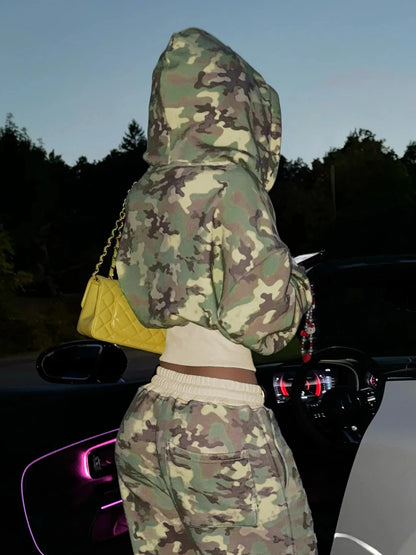 Camouflage Casual Winter Hoodie