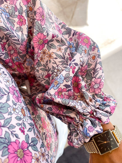 DressBetty - Women  Top Summer Off Shoulder Floral Blouses Holiday Slash Neck Tops