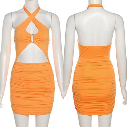 DressBetty - Single front dress with noise cut  summer dress
