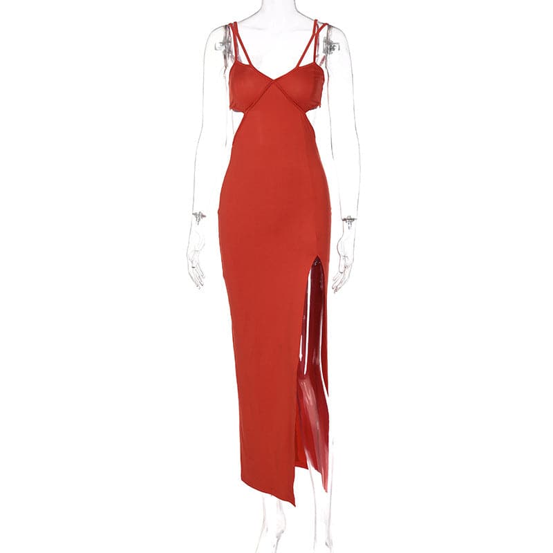 DressBetty - Summer Bodycon Dress Women Solid Color  Dress