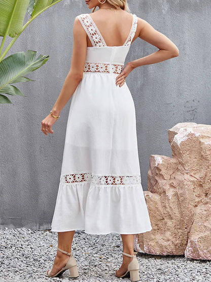 DressBetty - 2024  Backless Hollow Out Summer Evening Party Boho Dress
