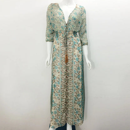DressBetty - 2024 Gypsy Hippie Women's Summer Boho Dress