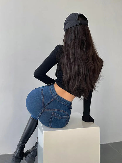 DressBetty - 2024 High Waist  Tight Skinny Jeans for a Stylish Look
