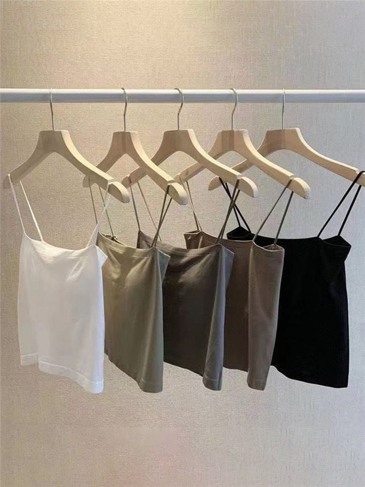 DressBetty - Basic Spaghetti Strap Tank Top