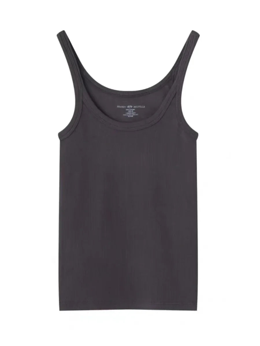DressBetty - 2024 Black  Sleeveless Cotton Vest for Women