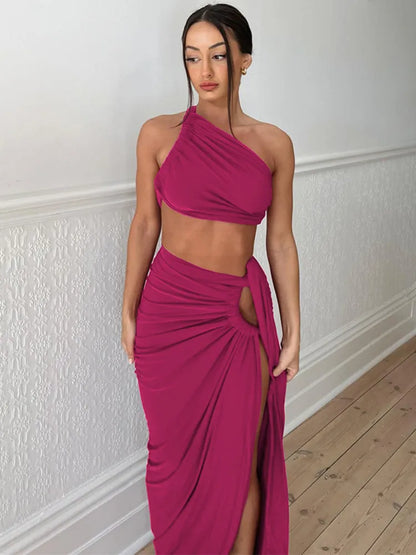 DressBetty - 2024  Strap Split Dresses for Women Clubwear Cut Out Dresses