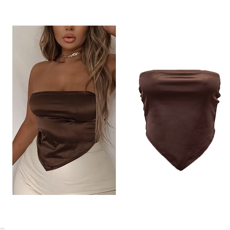 DressBetty - Backless Sleeveless Spaghetti Strap Halter Camis