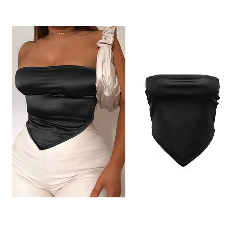 DressBetty - Backless Sleeveless Spaghetti Strap Halter Camis
