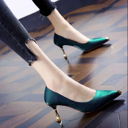 Sweet Light Weight Blue  Party Lady Classic Office High Heel