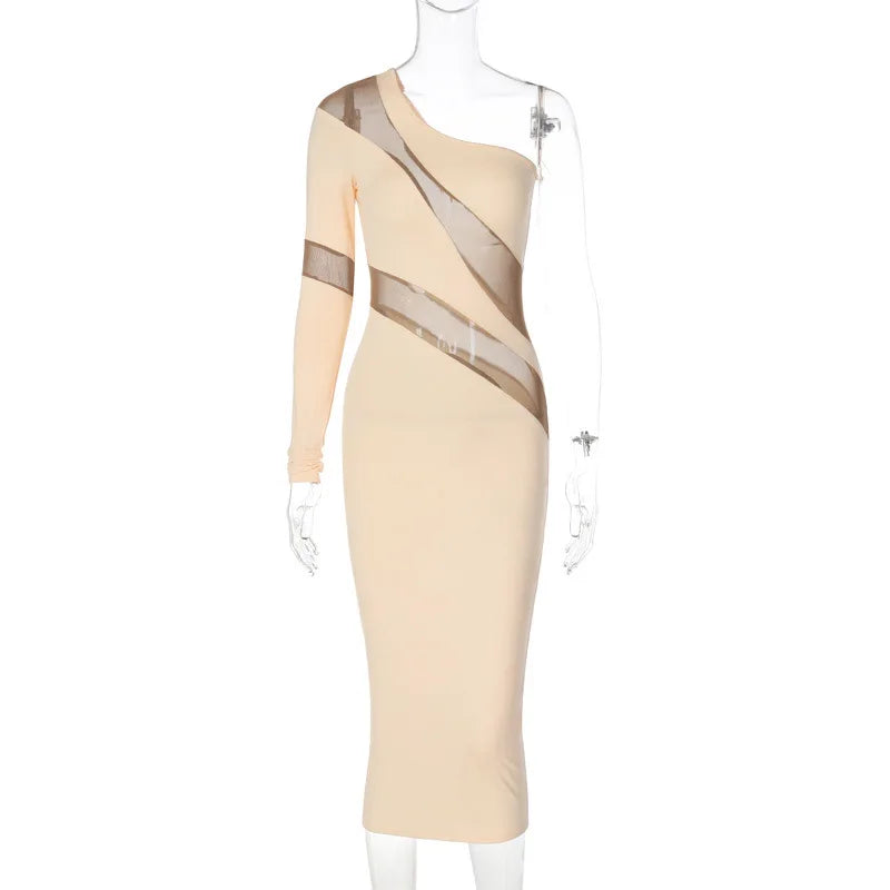 Summer Patchwork Perspective Slimming Puss  Elegant Streetwear Midi Dresses