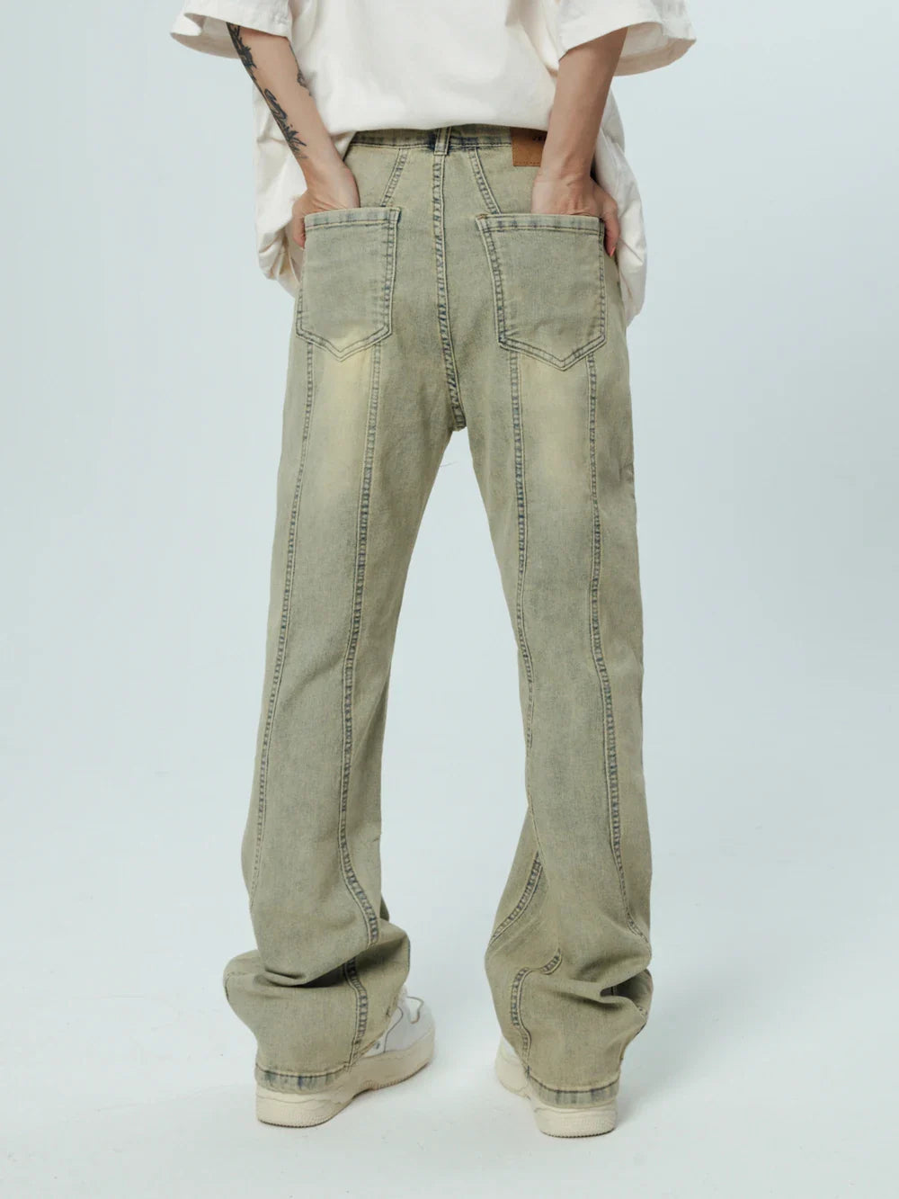 DressBetty - 2024 Korean Baggy Graphic Y2K Jeans