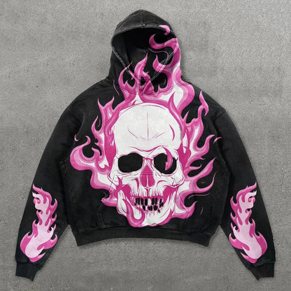3D Graphic Oversized Hoodie