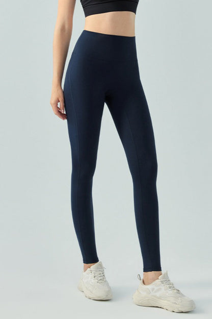 Leggings térmicos de tiro alto sin costuras con control de abdomen