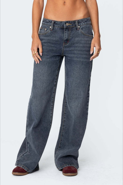 Low Rise Vintage Wide Leg Jean