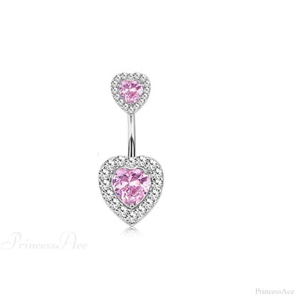 AB Butterfly Lunar Pink Gothic Belly Ring