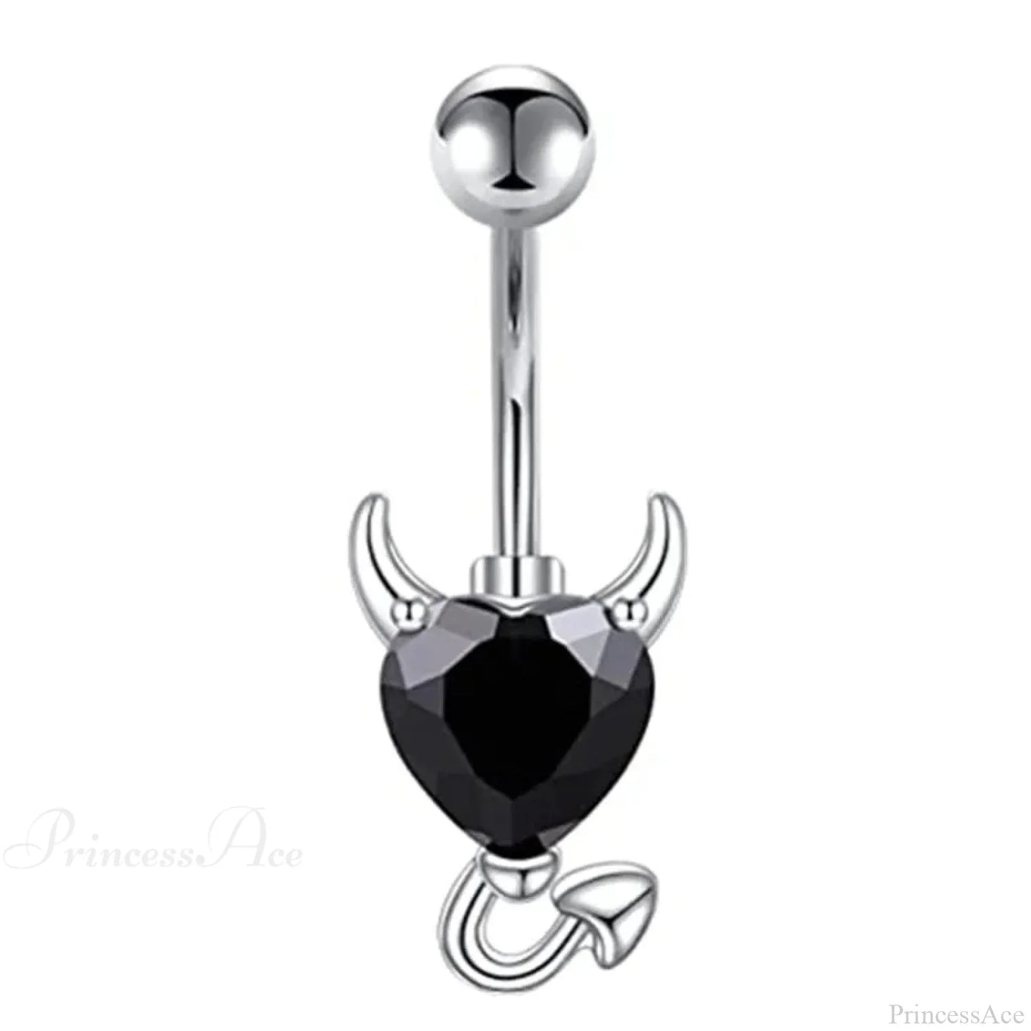 AB Butterfly Lunar Pink Gothic Belly Ring