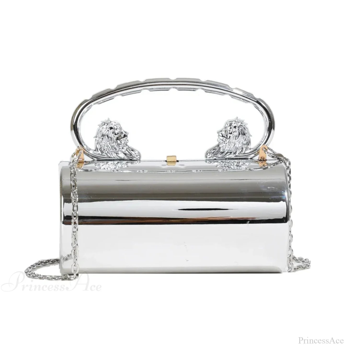 Acrylic Cylinder Crossbody Evening Clutch Bag