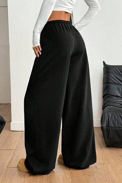 Pantalones Anchos Casuales con Estampado Gráfico de Hip Hop