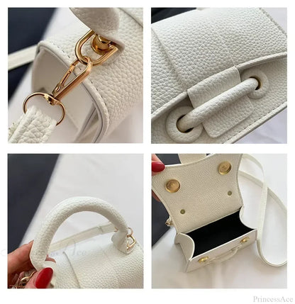 Advanced Solid Shoulder Clutch Mini Purse Handbag