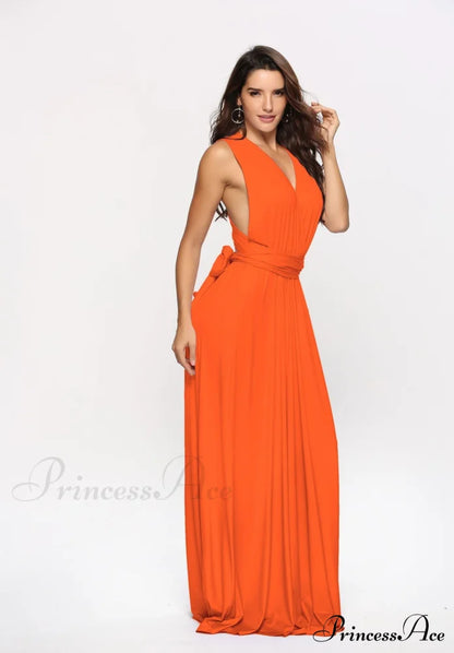 Alexandra Satin Lace Charming Back A-Line Dress