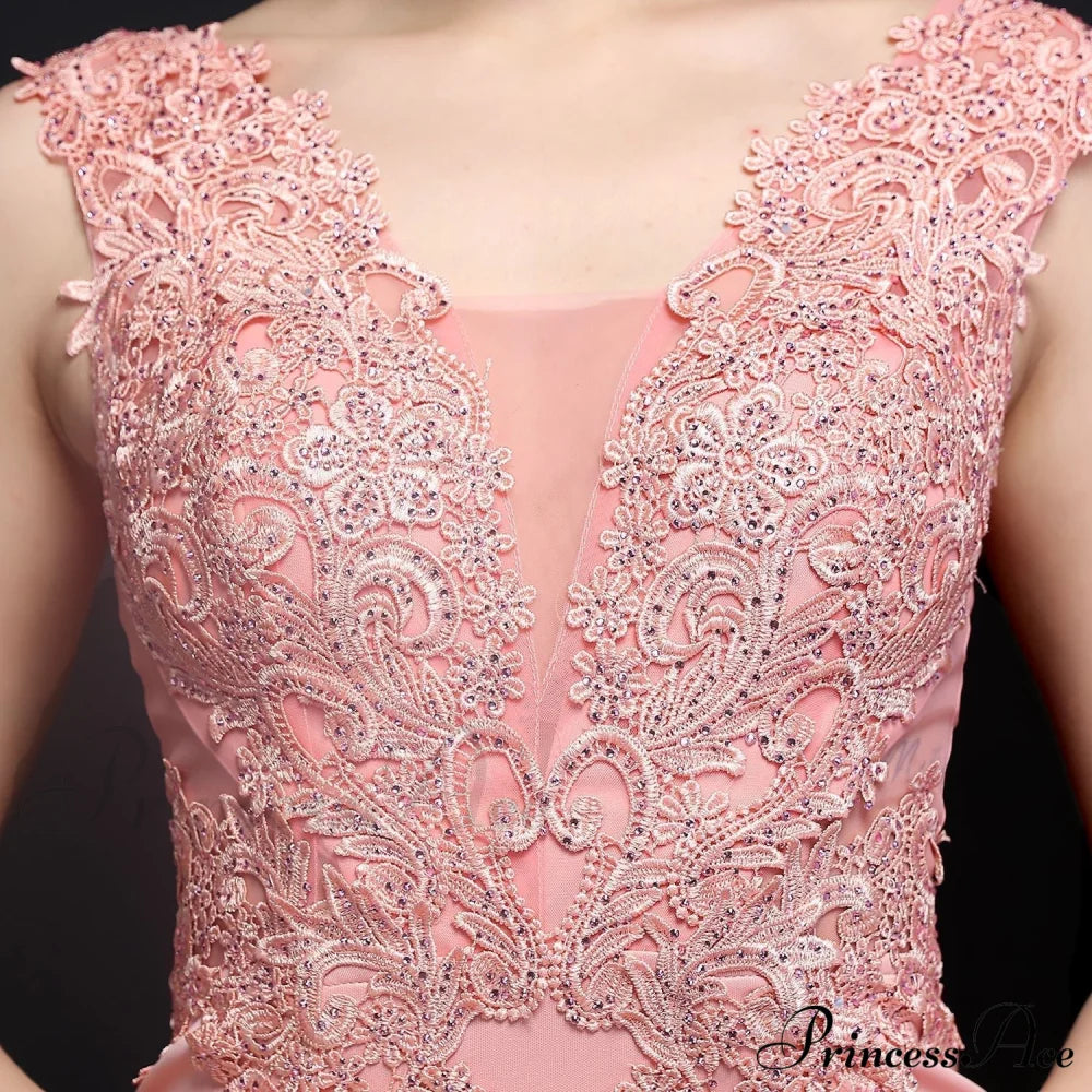 Amelia embroidered Stylish sequined fishtail dress