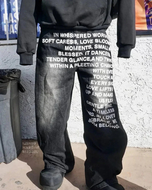 American Gothic Alphabet Relaxed Pant