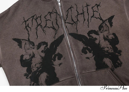 Cozy Mysterious Dark Gothic Hoodie