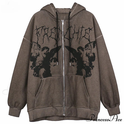 Cozy Mysterious Dark Gothic Hoodie