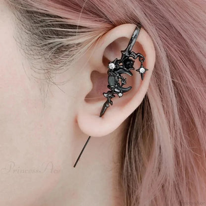 Antique Dim Punk Gothic Blade Dagger Earring