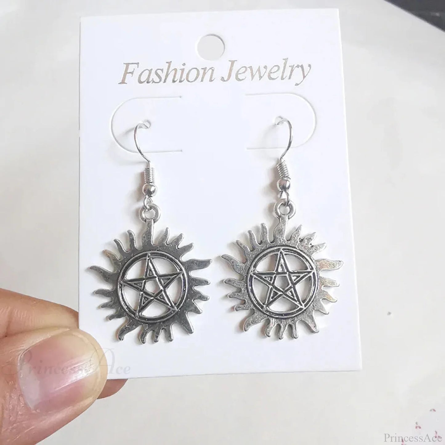 Antique Fairy Wings Grunge Dangling Earring