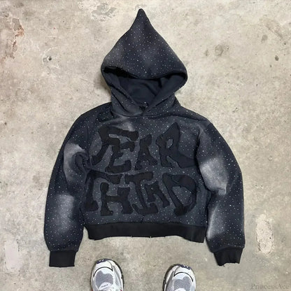 Antique Gothic Flash Diamond Hoodie