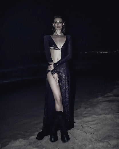 Asymmetrical Backless Party Dress