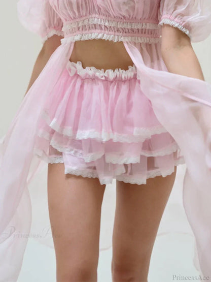 Asymmetrical Lace Patchwork Skirt