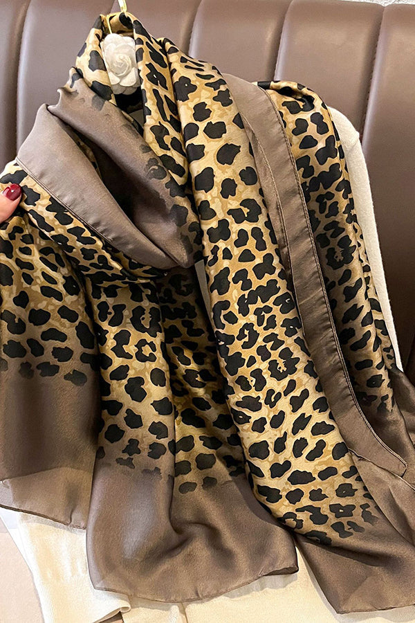 Elegant Imitation Silk Oversized Shawl Scarf