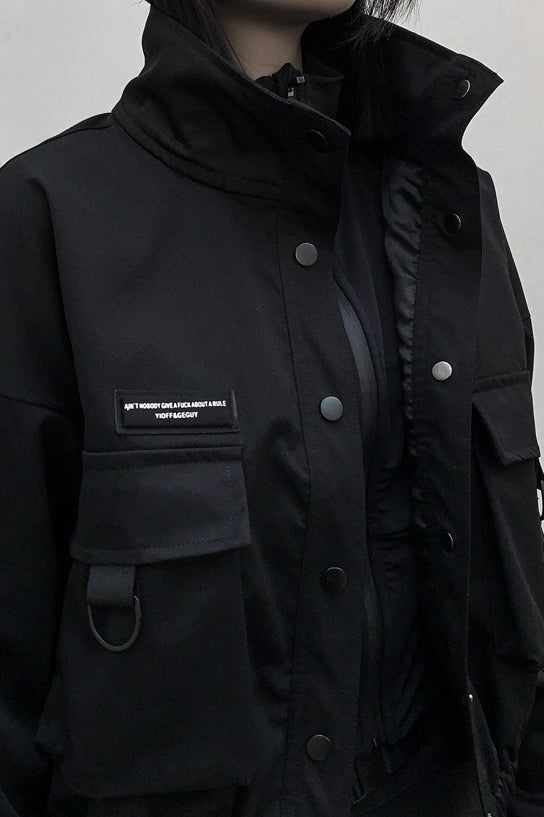 Chaqueta utilitaria corta de calle