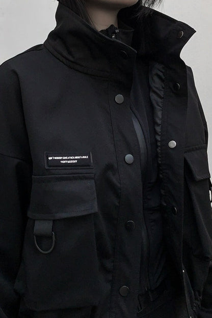 Chaqueta utilitaria corta de calle