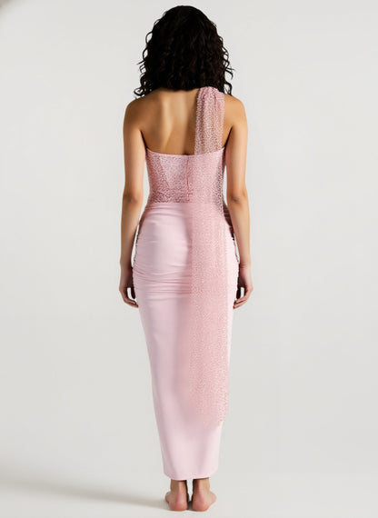 Deep Plunge Bodycon Mermaid Gown Prom Dress