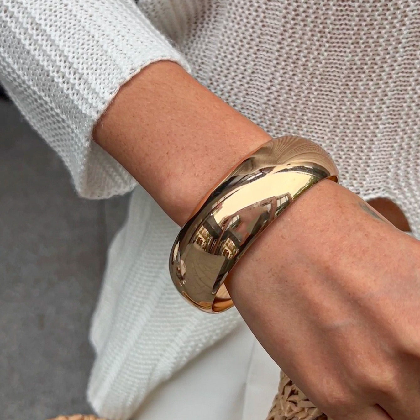 Smooth Vintage Geometric Bracelet