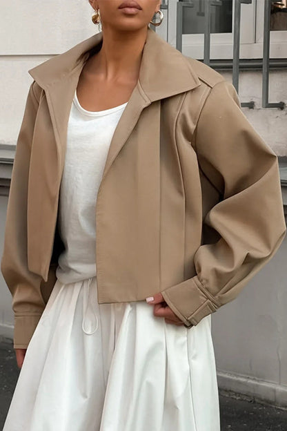 Chaqueta Oversize de Solapa Holgada
