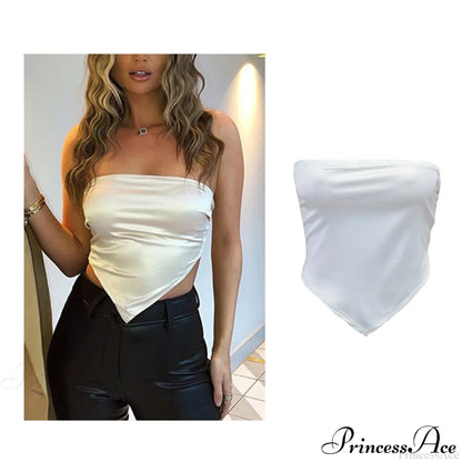 Backless Sleeveless Spaghetti Strap Halter Camis