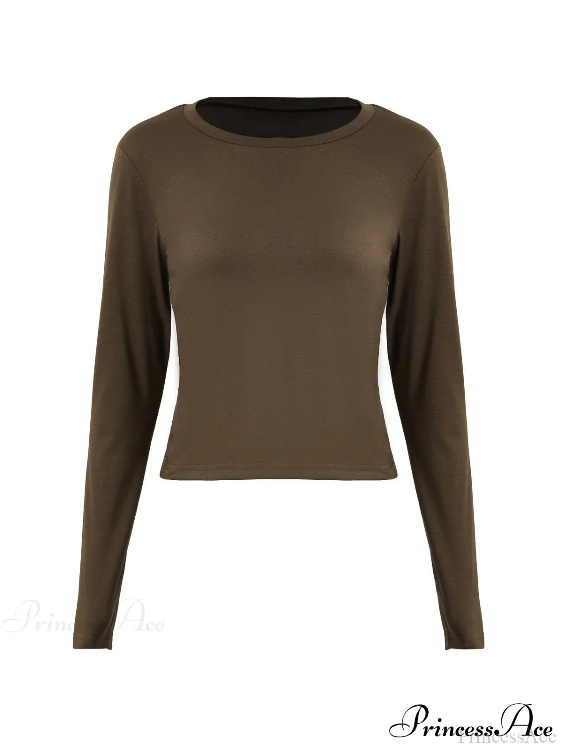 Basic Solid Graceful Crop Top
