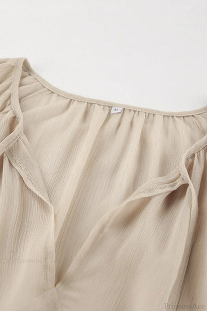 Batwing Sleeve Sun Protection Maxi Dress