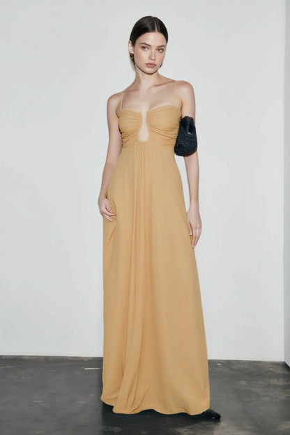 Spaghetti Strap Swing Vacation Dress